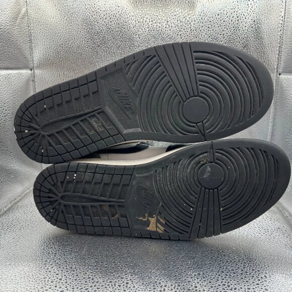 Size 10.5 Air Jordan 1 Mid SE Mens White Black Athletic Sneakers DM7802-100 - Picture 10 of 11